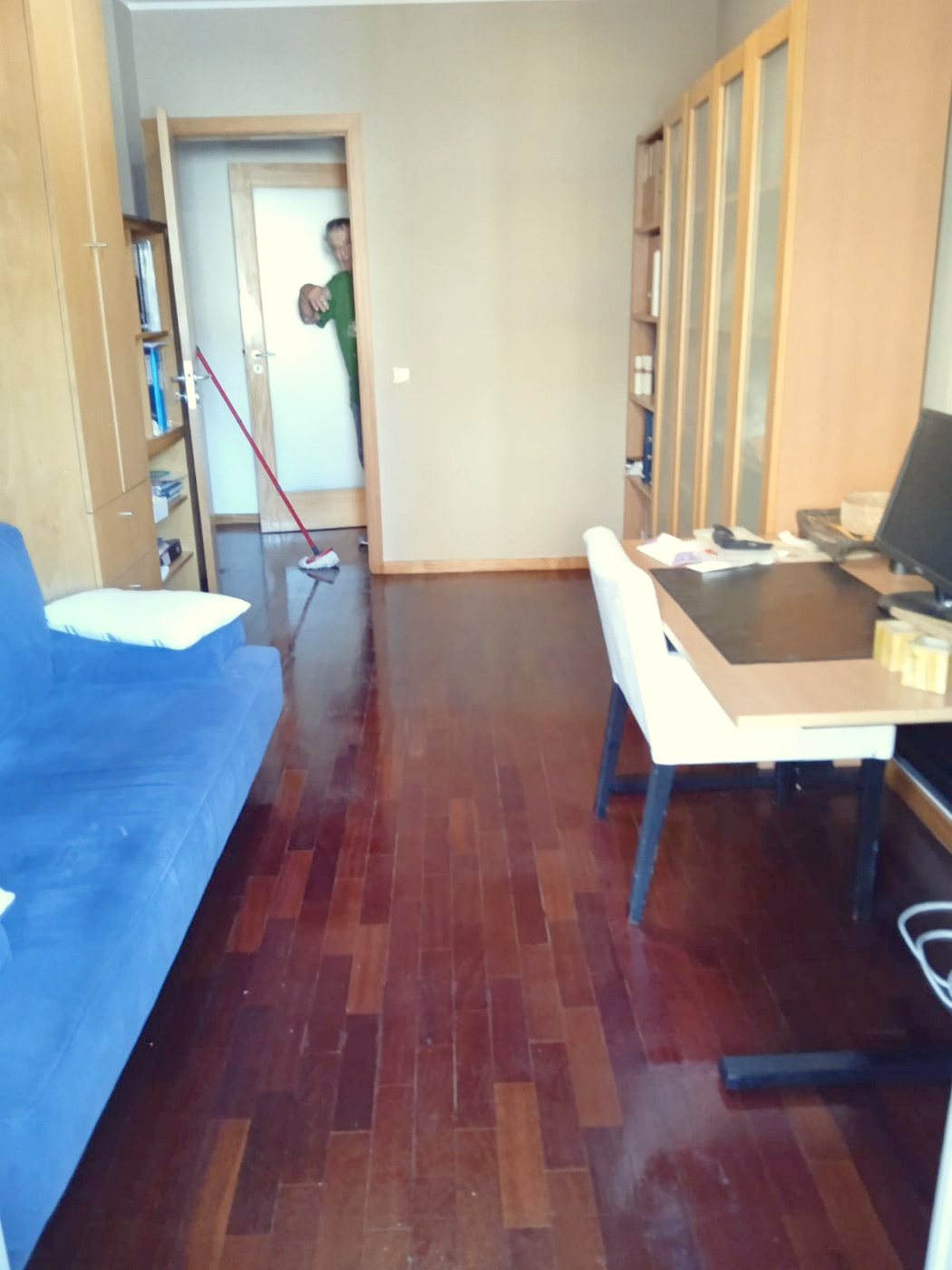 Room finished and handed back clean